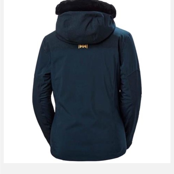 NWOT Helly Hanson Valdisere 2.0 Womens Puffy Ski Jacket, Navy, L - Picture 2 of 5